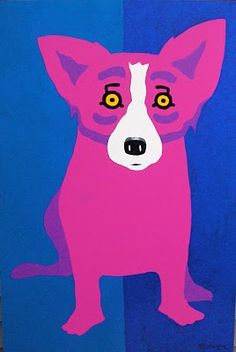 236x352 Little Dog Art Blog 4th Grade Blue Dogs Art Class Famous - Red Dog Painting