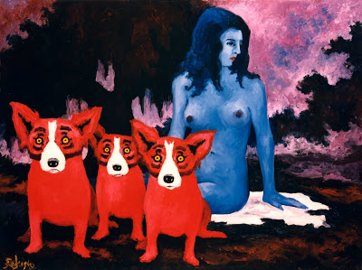 400x299 Musings Of An Artist's Wife Red Dog - Red Dog Painting