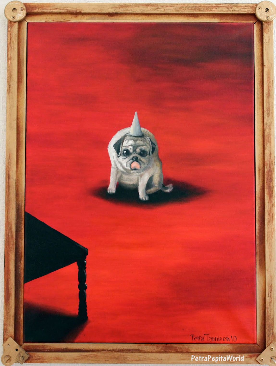 1149x1520 Boris The Pug. Dog. - Red Dog Painting