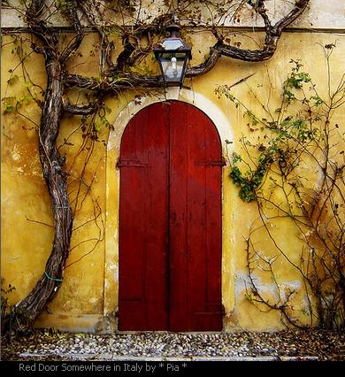390x426 Finberg - Red Door Painting