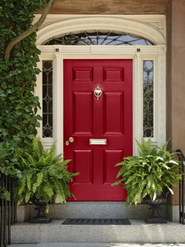 600x800 Decorating Over The Doors Front Door Paint Colors Decorating - Red Door Painting
