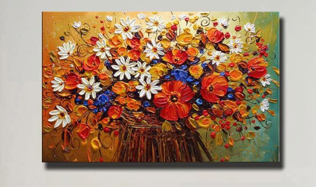 640x378 Free Shipping Fashion Quality Hand Painted Oil Painting Decorative - Red Door Painting