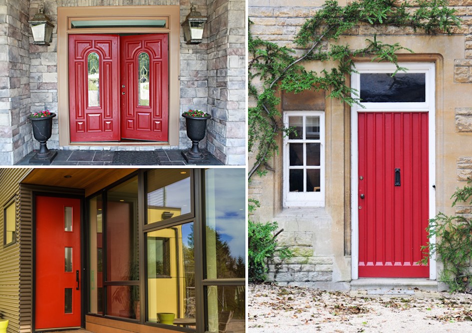 945x667 Painted Front Door Red Doors 21 Present Tradition Of Painting - Red Door Painting