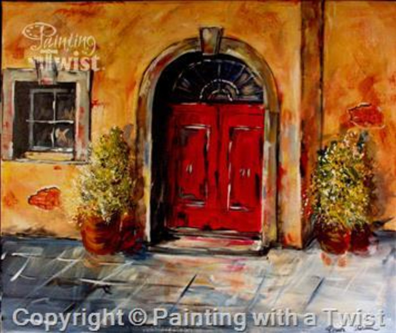 800x672 Painting With A Twist - Red Door Painting