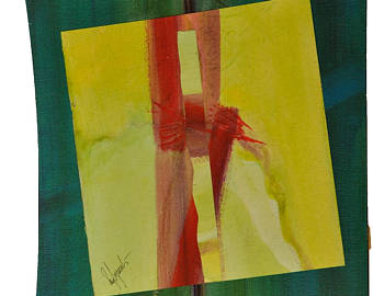 340x270 Items Similar To Original Modern Art Red Dot Painting Acrylic - Red Dot Painting