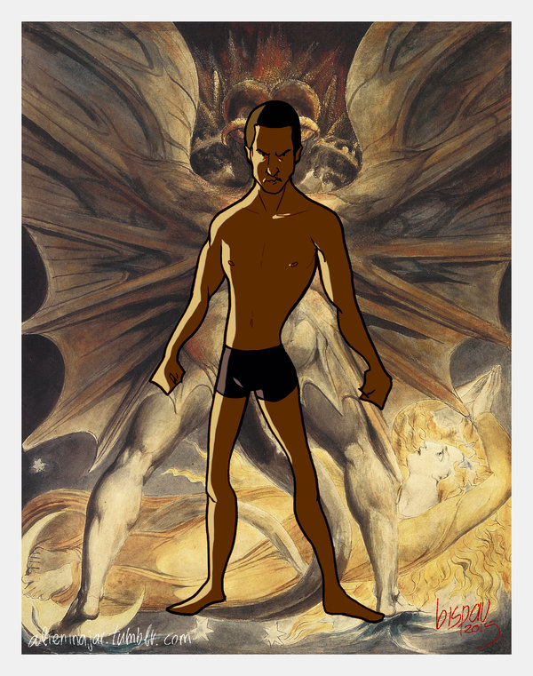 600x761 The Great Red Dragon By Bispau - Red Dragon Painting