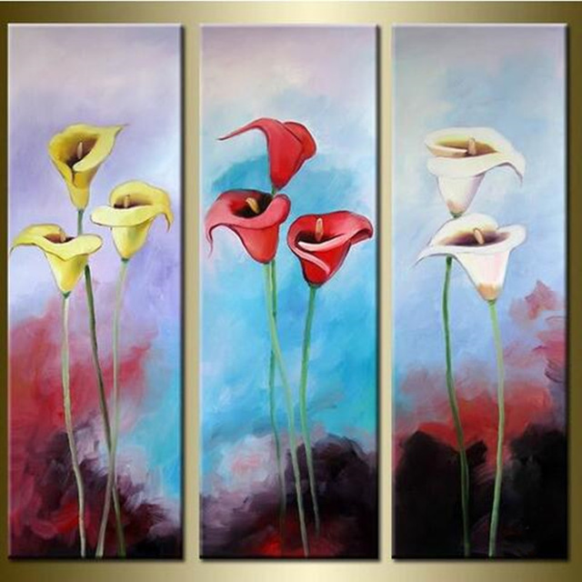 Red Floral Painting at PaintingValley.com | Explore collection of Red ...