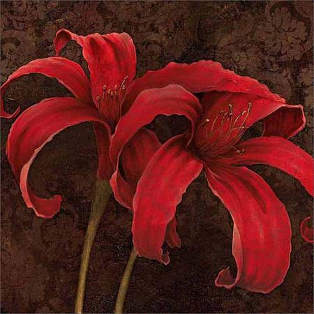 Red Flower Painting Canvas at PaintingValley.com | Explore collection ...