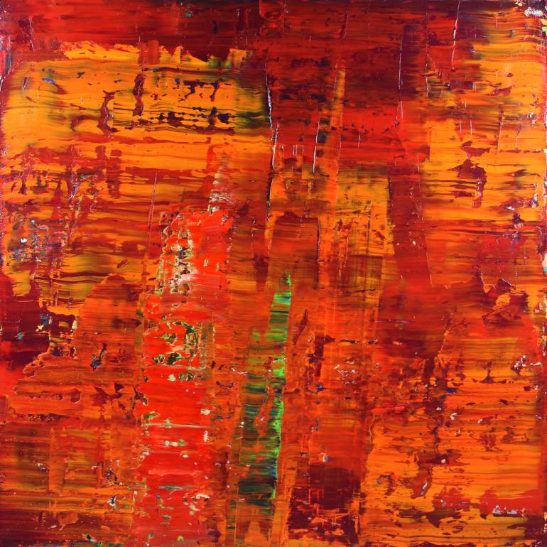 770x770 Saatchi Art Red Forest, Chernobyl [Abstract 1861] Painting By - Red Forest Painting