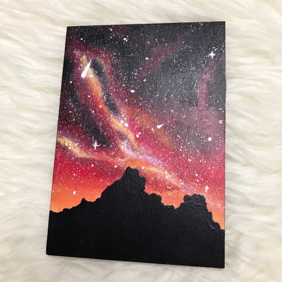 580x580 Pacsun Tops Mini Galaxy Painting Poshmark - Red Galaxy Painting