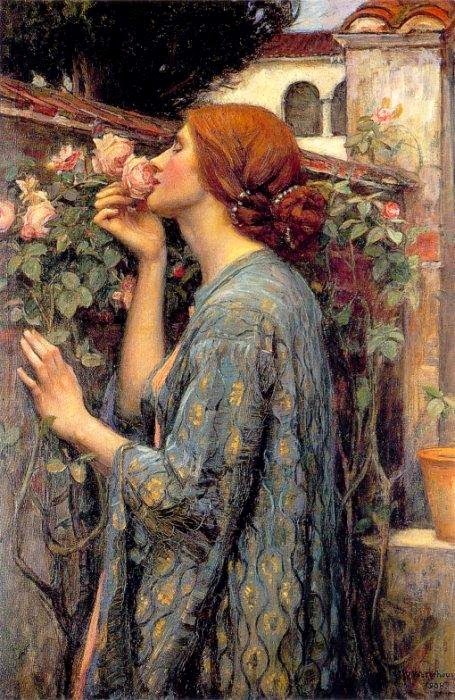 455x700 The Myths And History Of Red Hair John William Waterhouse - Red Hair Girl Painting