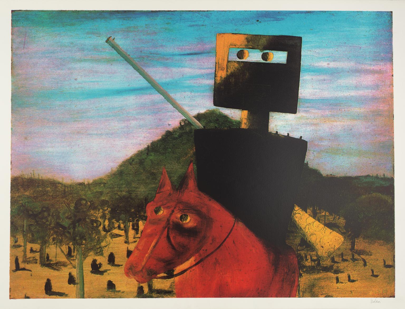 1536x1173 Kelly And Red Horse', Sir Sidney Nolan, 1972 Tate - Red Horse Painting