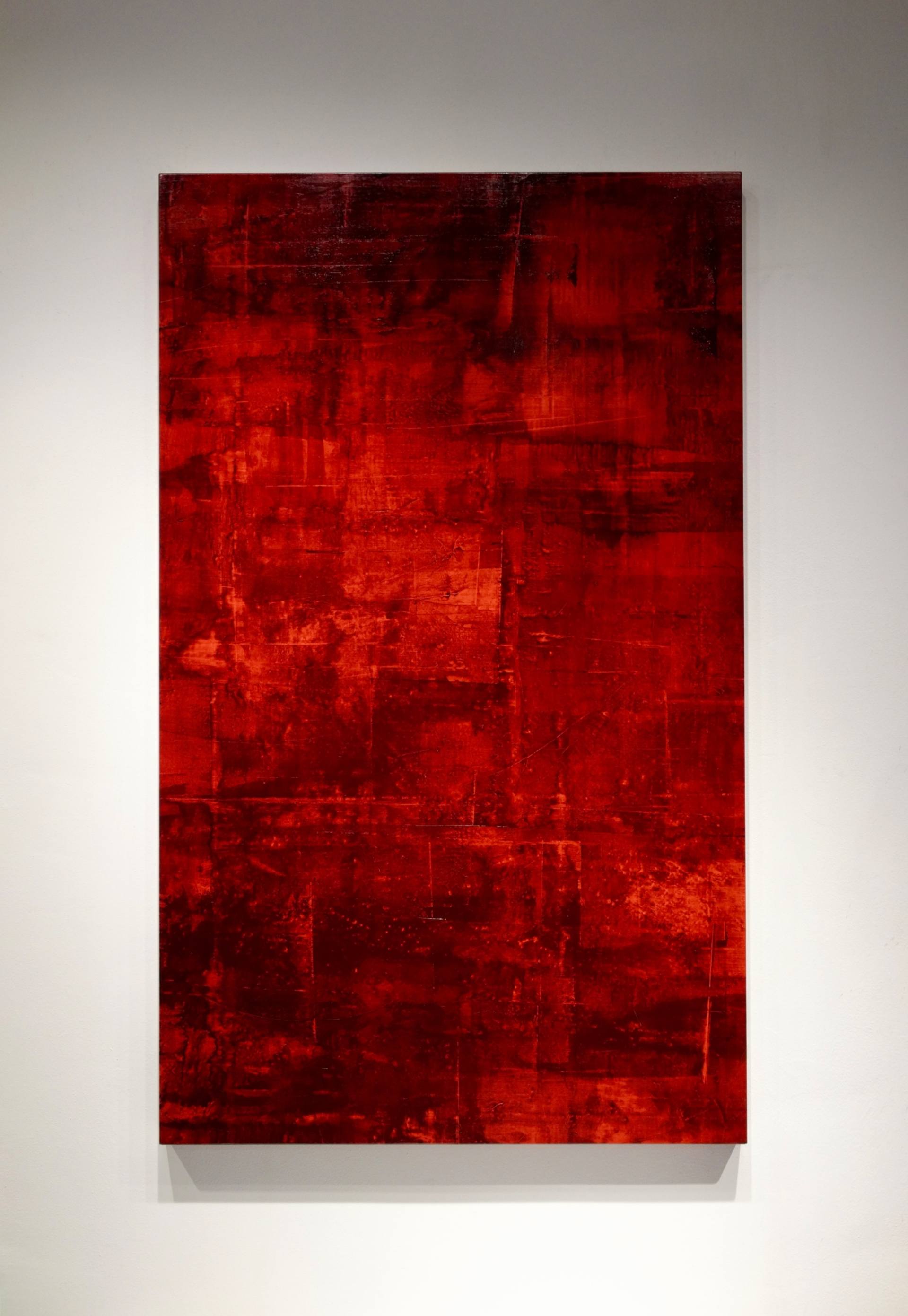 1920x2783 Saatchi Art Love Is Red Painting By Luca Brandi - Red Modern Painting