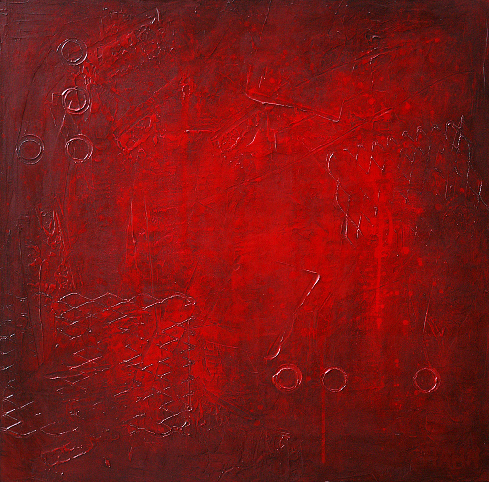 1000x984 Modern Abstract Paintings Archives - Red Modern Painting