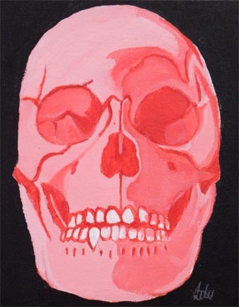 337x432 Monochromatic Technology - Red Monochromatic Painting