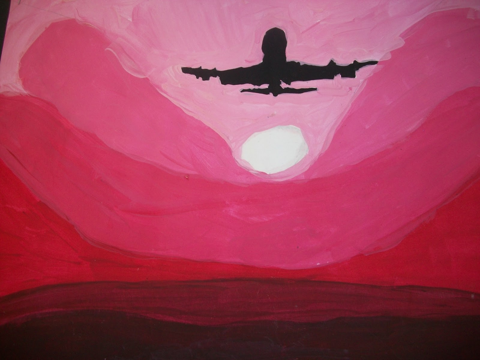 1600x1200 Parker Art Blog For Mrs. Davis Monochromatic Paintings - Red Monochromatic Painting