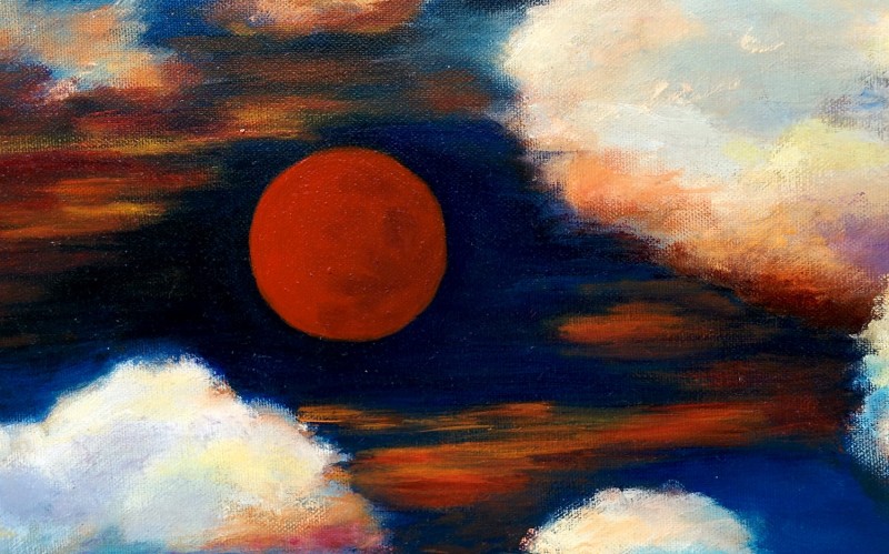 800x499 Buy Red Moon - Red Moon Painting