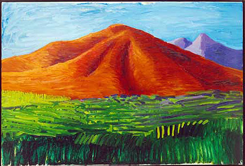 Red Mountain Painting
