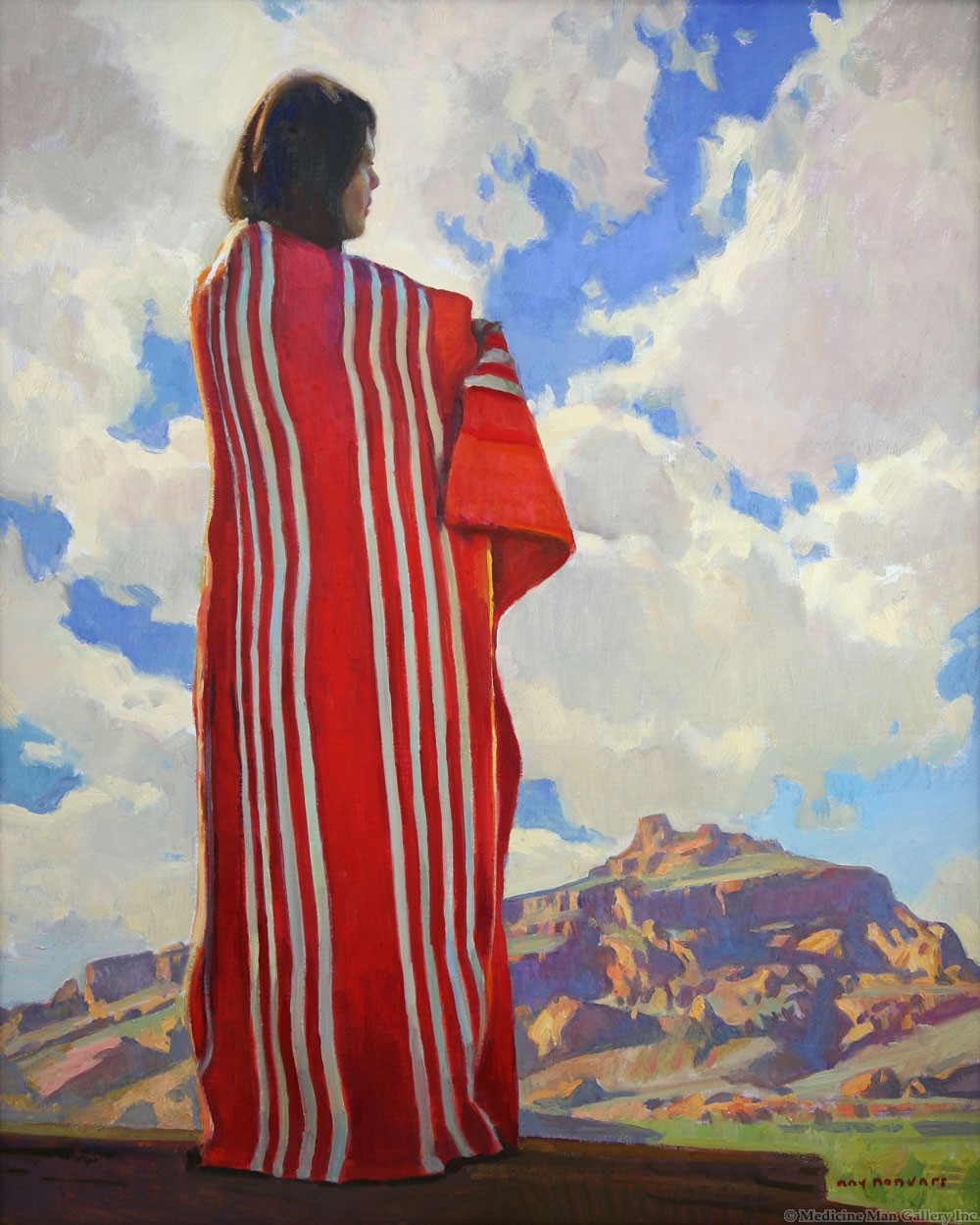 1000x1250 Ray Roberts - Red Mountain Painting