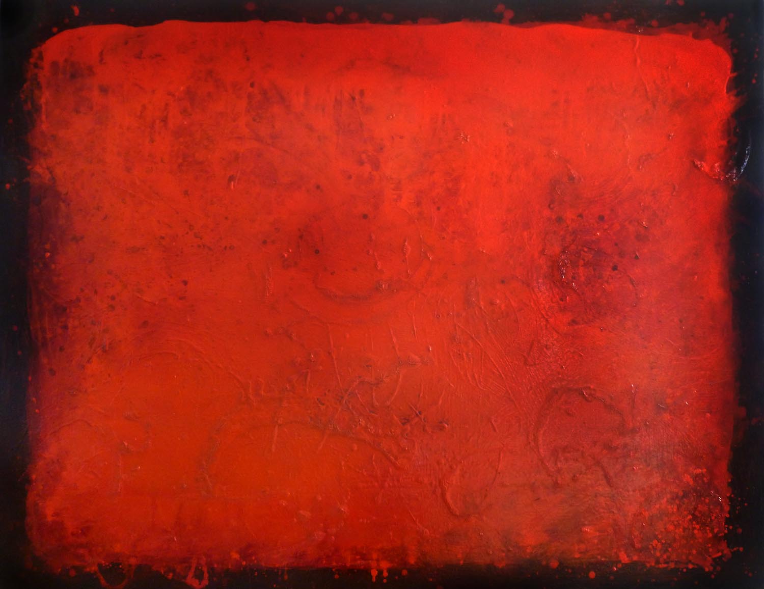 1500x1156 New Series Of Red Paintings Sam Roloff's Latest Work Artist - Red Painting