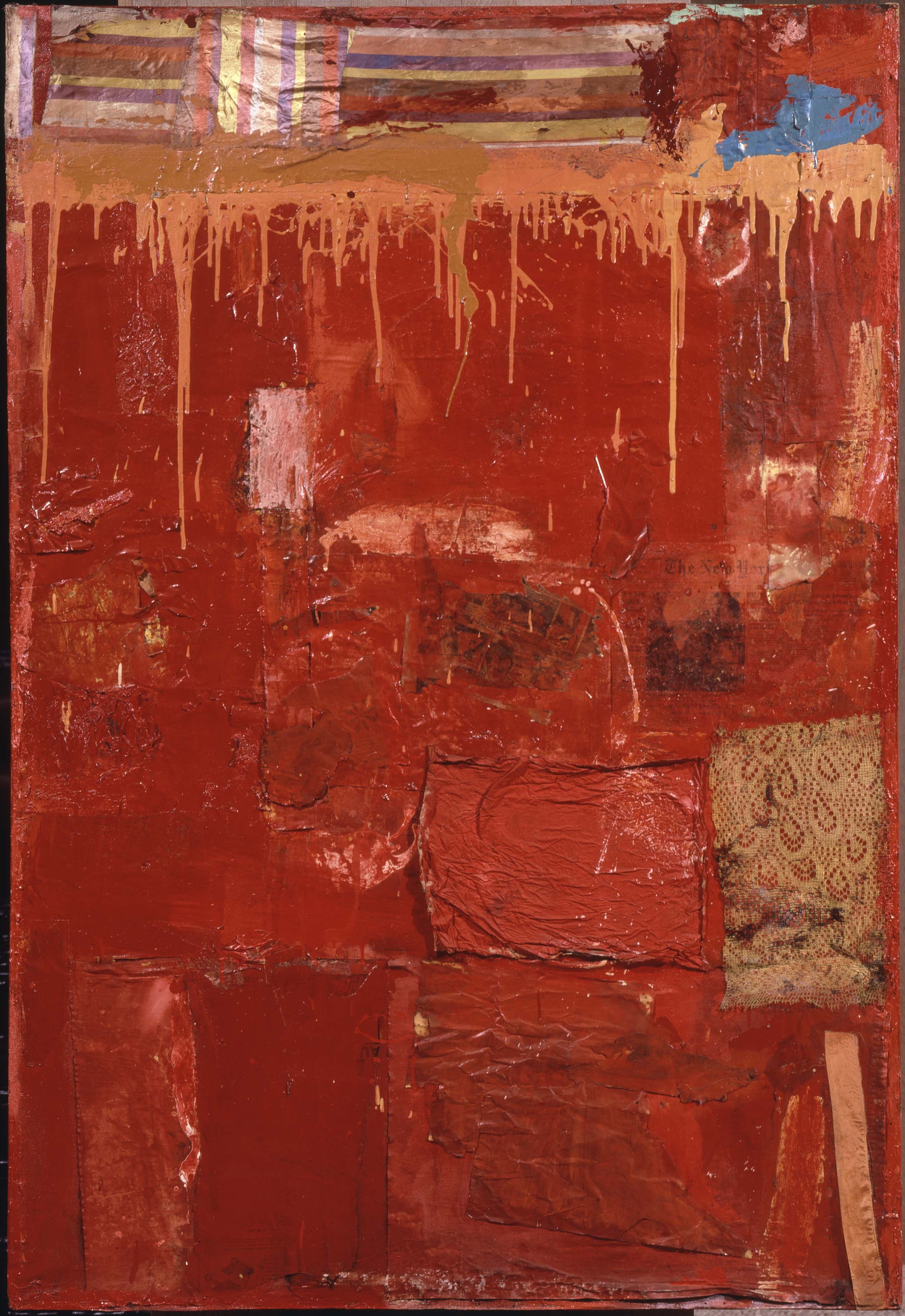 2460x3577 Red Painting Robert Rauschenberg Foundation - Red Painting