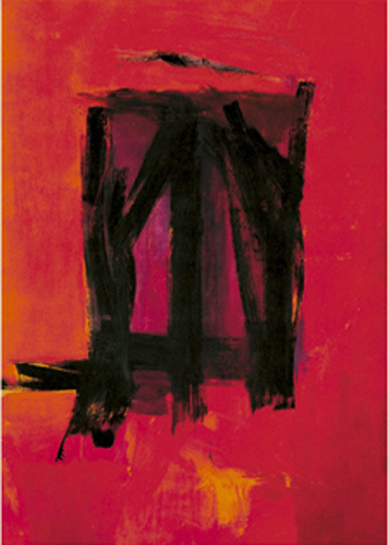 357x500 Red Painting, 1961 Silkscreen Print By Franz Kline - Red Painting