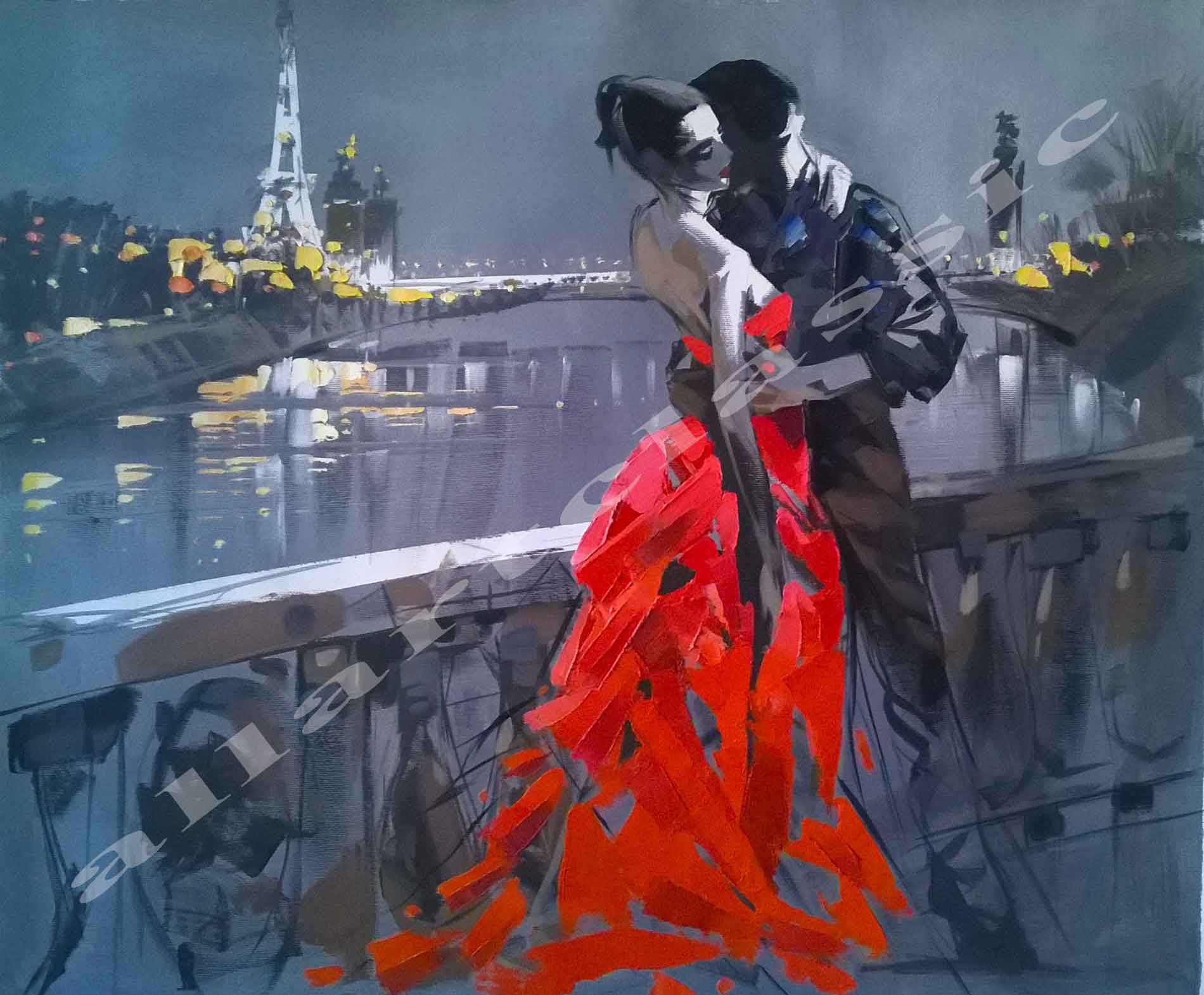 1900x1570 Art Reproductions And Original Oil Paintings Landscapes, Woman - Red Painting