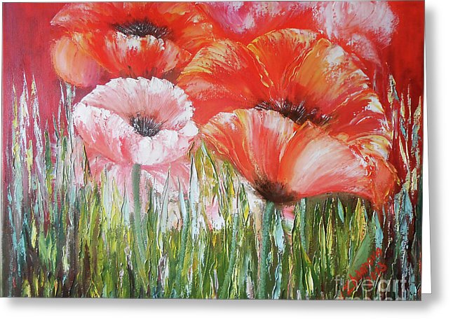 646x470 Poppies Printable Painting Canvas, Print Red Poppies Painting Oil - Red Poppy Painting Canvas