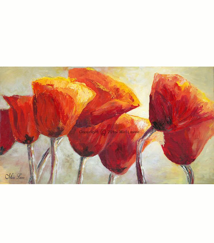 Red Poppy Painting Canvas at PaintingValley.com | Explore collection of ...