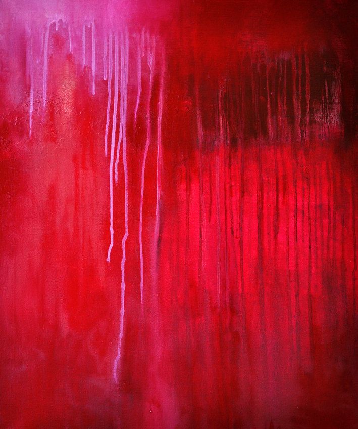 709x848 Red Rain 2 - Red Rain Painting