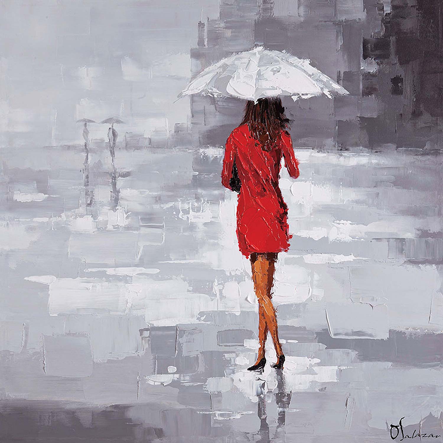 1500x1500 Ren Wil Red Rain Canvas Painting Rw Ol805 - Red Rain Painting
