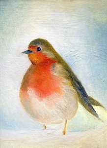 218x300 Red Robin Paintings Fine Art America - Red Robin Painting
