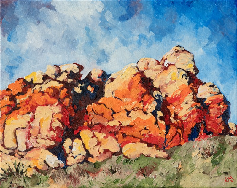 799x634 Red Rock Nevada - Red Rock Painting