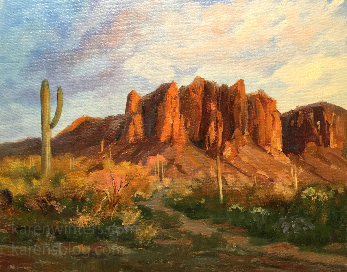1200x943 Red Rock Paintings Arizona New Mexico Utah Landscape Oil Paintings - Red Rock Painting