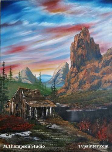 369x500 Red Rock Summer Oil To Oil Paint - Red Rock Painting