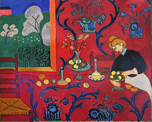 300x241 Red Room Painting By Henri Matisse - Red Room Painting