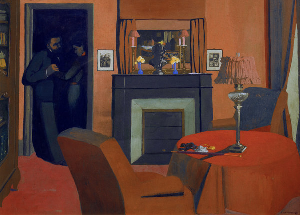 600x430 Vallotton The Red Room 1898 - Red Room Painting