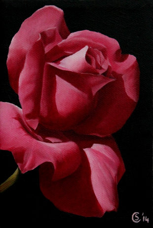 310x460 Tags - Red Rose Oil Painting