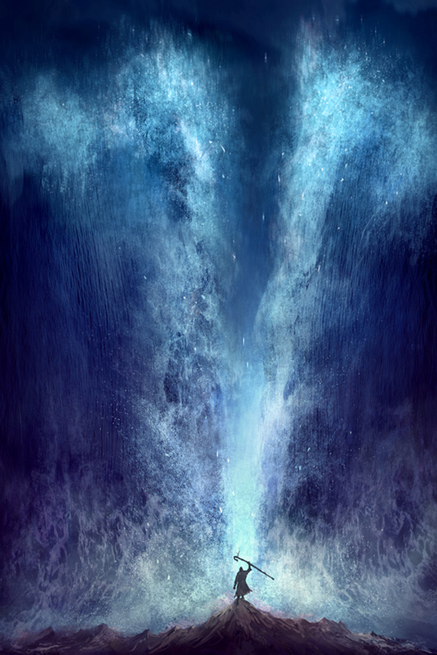 867x1300 11) The Destroyer - Red Sea Painting