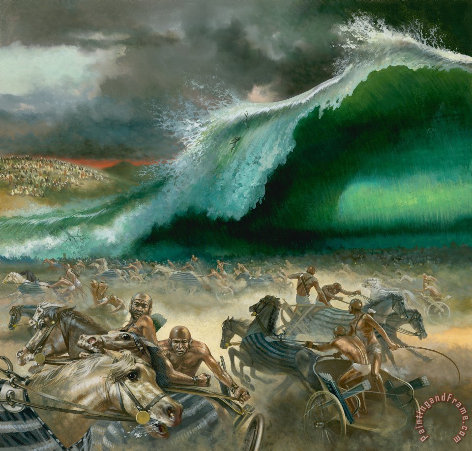 960x918 Others Crossing The Red Sea Painting - Red Sea Painting