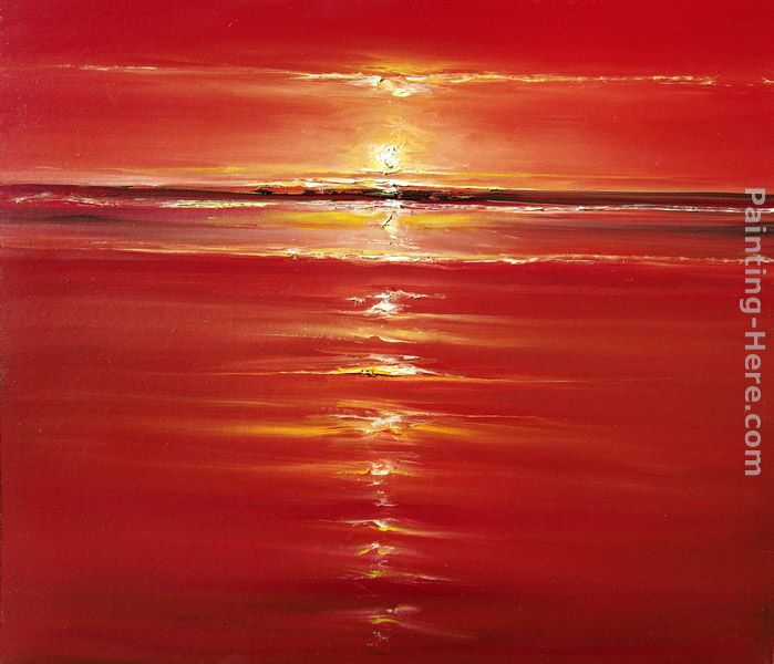 699x600 2011 Red On The Sea Painting Anysize 50% Off - Red Sea Painting