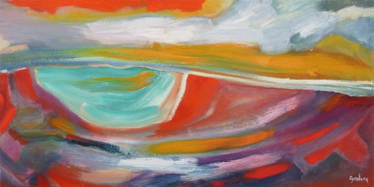 770x385 Saatchi Art Red Sea Painting By Scott Spencer - Red Sea Painting