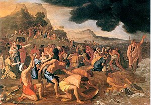 300x209 The Crossing Of The Red Sea (Poussin) - Red Sea Painting