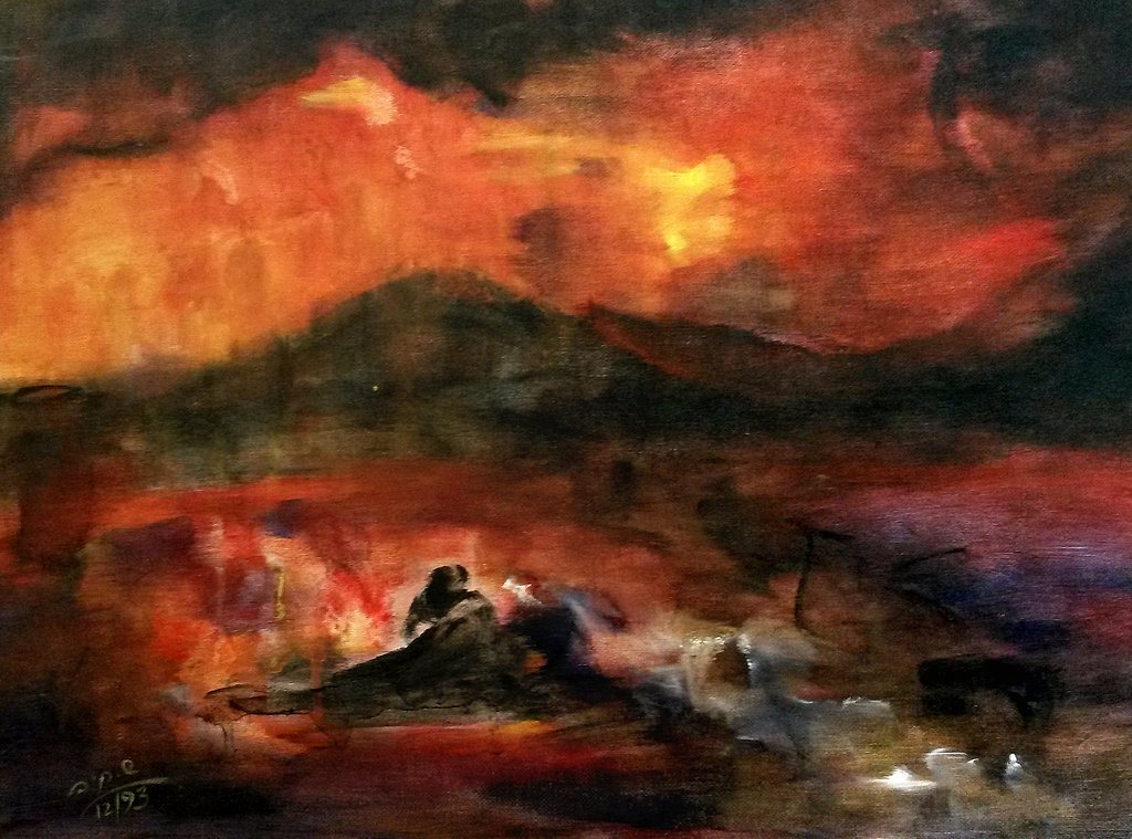 1024x759 The Red Sea - Red Sea Painting