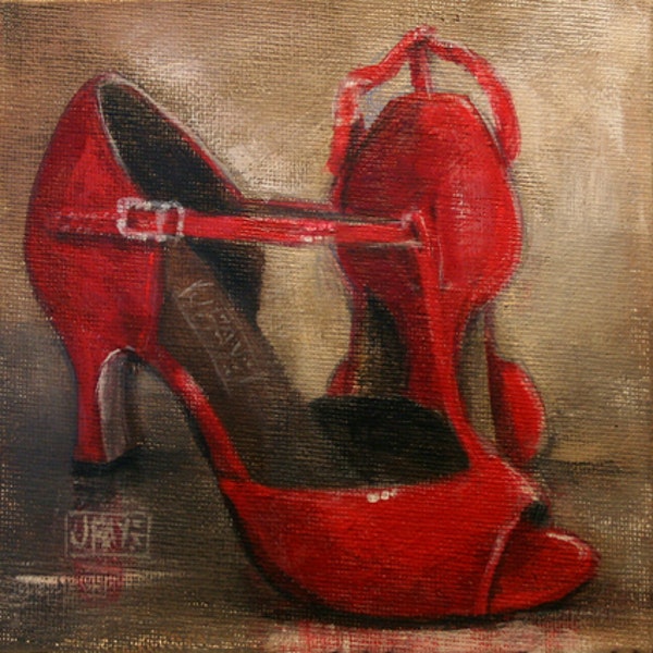 600x600 Red Shoe Dailies - Red Shoe Painting
