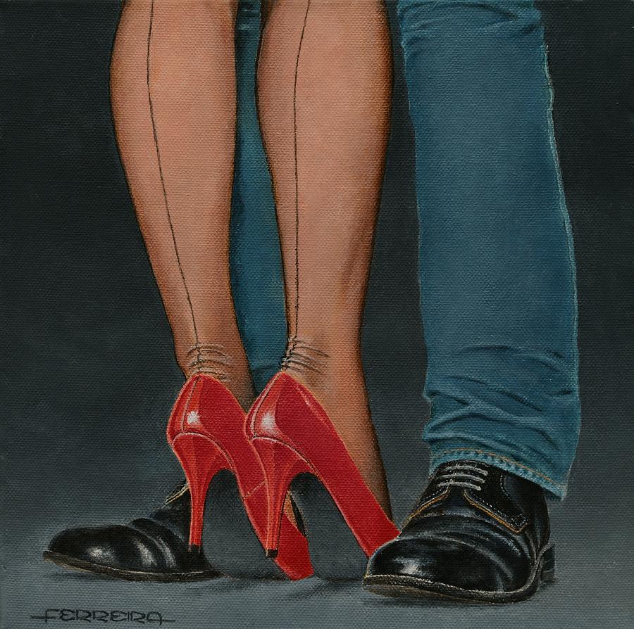 Red Shoe Painting At PaintingValley Com Explore Collection Of Red   Red Shoe Painting 19 