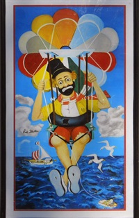 200x314 Red Skelton Artnet - Red Skelton Clown Painting