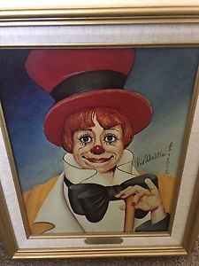 225x300 Red Skelton Clowns Clown Painting Ebay - Red Skelton Clown Painting