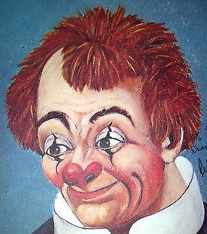 300x339 Red Skelton Paintings Ebay - Red Skelton Clown Painting