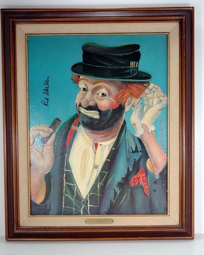 400x499 406 Ltd Ed Red Skelton Painting The Philosopher - Red Skelton Painting
